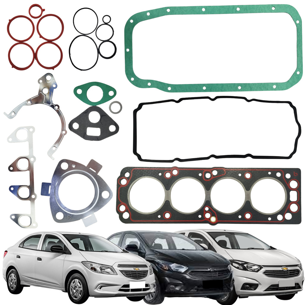 Junta Cabeçote BASTOS 1210124PK para Joy Plus Onix Prisma 1.0 8V