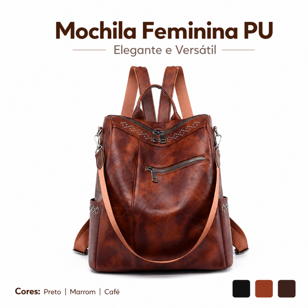 Mochila Feminina Casual Impermeável De De Alta Qualidade Anti furto