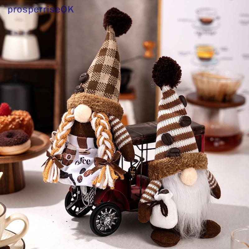 [newpros] Gnomo De Café-Decoração De Casa , Acessórios Para Bar Presentes De Gnomos Temáticos Mulheres-Natal Inverno Pri