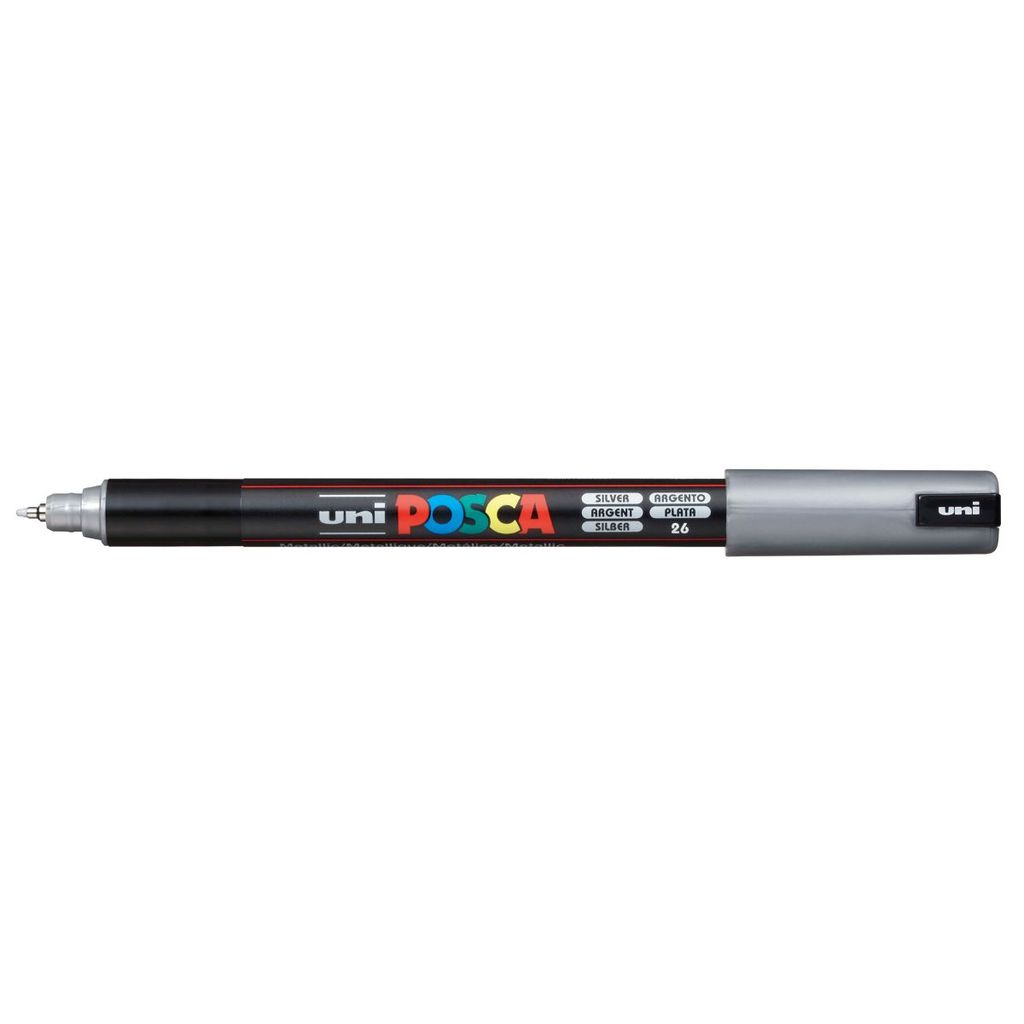 Caneta Posca PC-1MR Prata Uni-Ball · foto 2