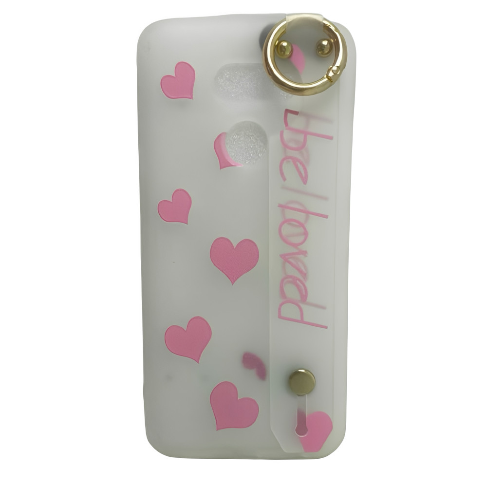 Capa de celular Samsung Galaxy k40 S coração rosa