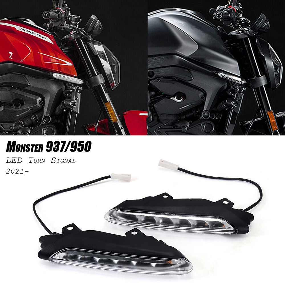 Novas Motos Monster 950 937 Acessórios LED Luzes De Sinalização Indicador Piscante Para Ducati Monster937 Monster950