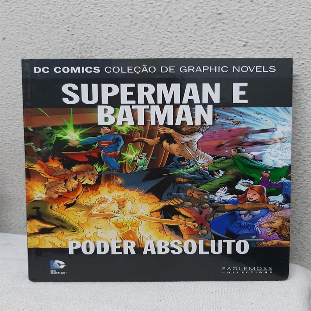 Superman e Batman - Poder Absoluto - dc comics coleção de graphic novels vol. 29 autor jeph loeb