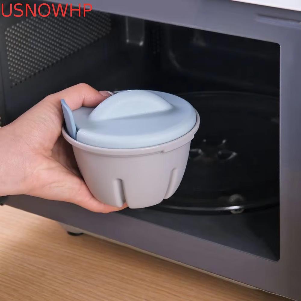 USNOWHP Caçador De Ovos De 2 Peças , Fogão Micro-Ondas De Cozinha Resistente Ao Calor De 1/2 Cavidade , Copo De Caça Plá