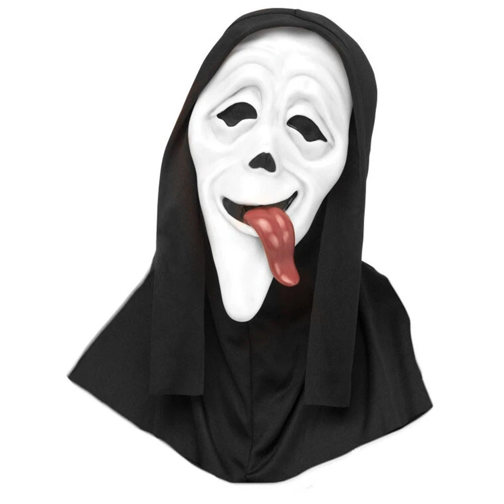 Máscara de Fantasma Tripla X7GA 13EV para Adultos, Acessório de Decoração para Fantasia de Halloween e Festa