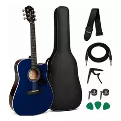 Kit Violão Giannini Gdc Plus Ceq Mb E Capa Ee Acessórios Mar