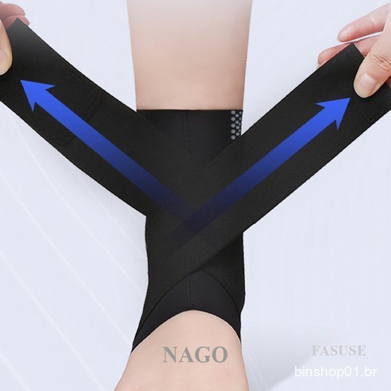 NAGO Sports Ankle Protection Elástico Nylon Protetor De Tornozelo Fixo Quente E Respirável 1 Unidade