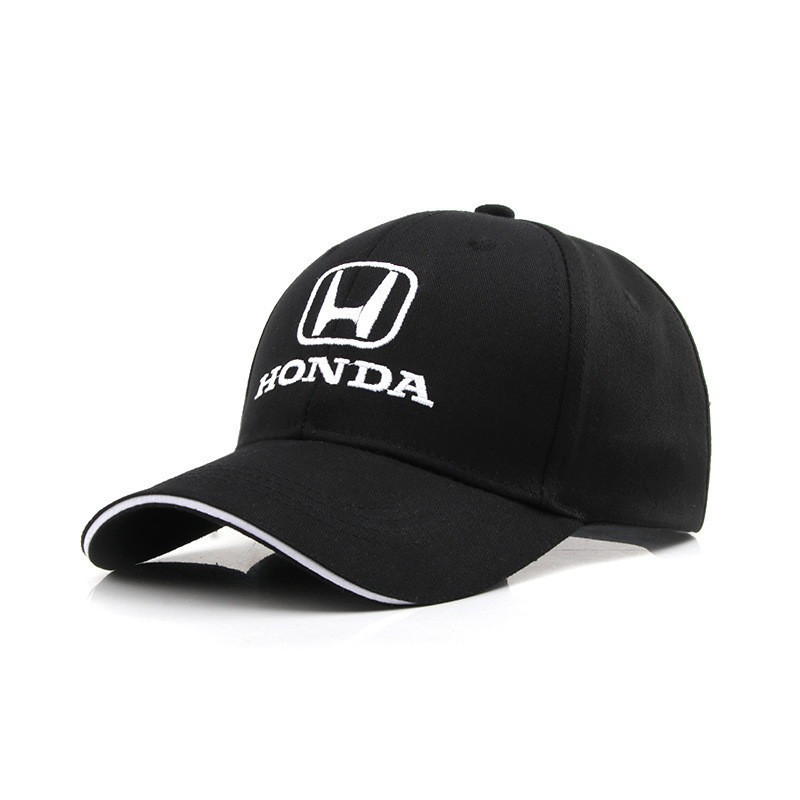 Boné de Baseball bordado Honda Boné de Baseball masculino Boné de sol feminino