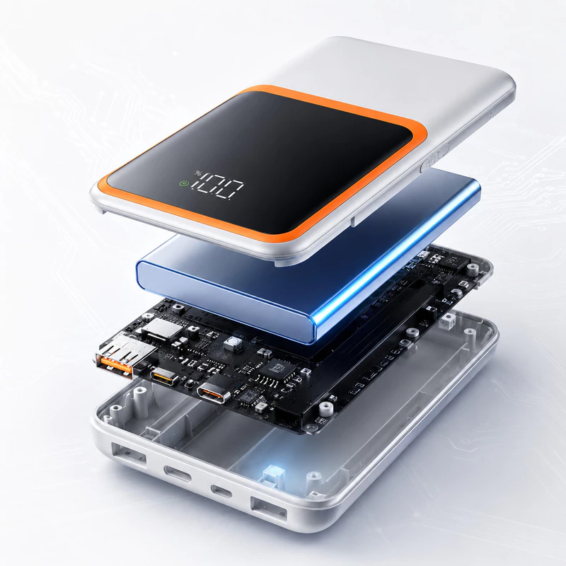 Carregador Portátil de Bateria Externa 20000mAh com Turbo de 33W — foto 7