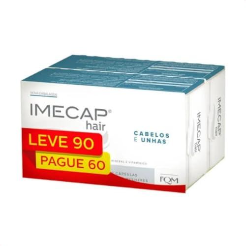Kit Imecap Hair Max Cabelos E Unhas 90 Cápsulas