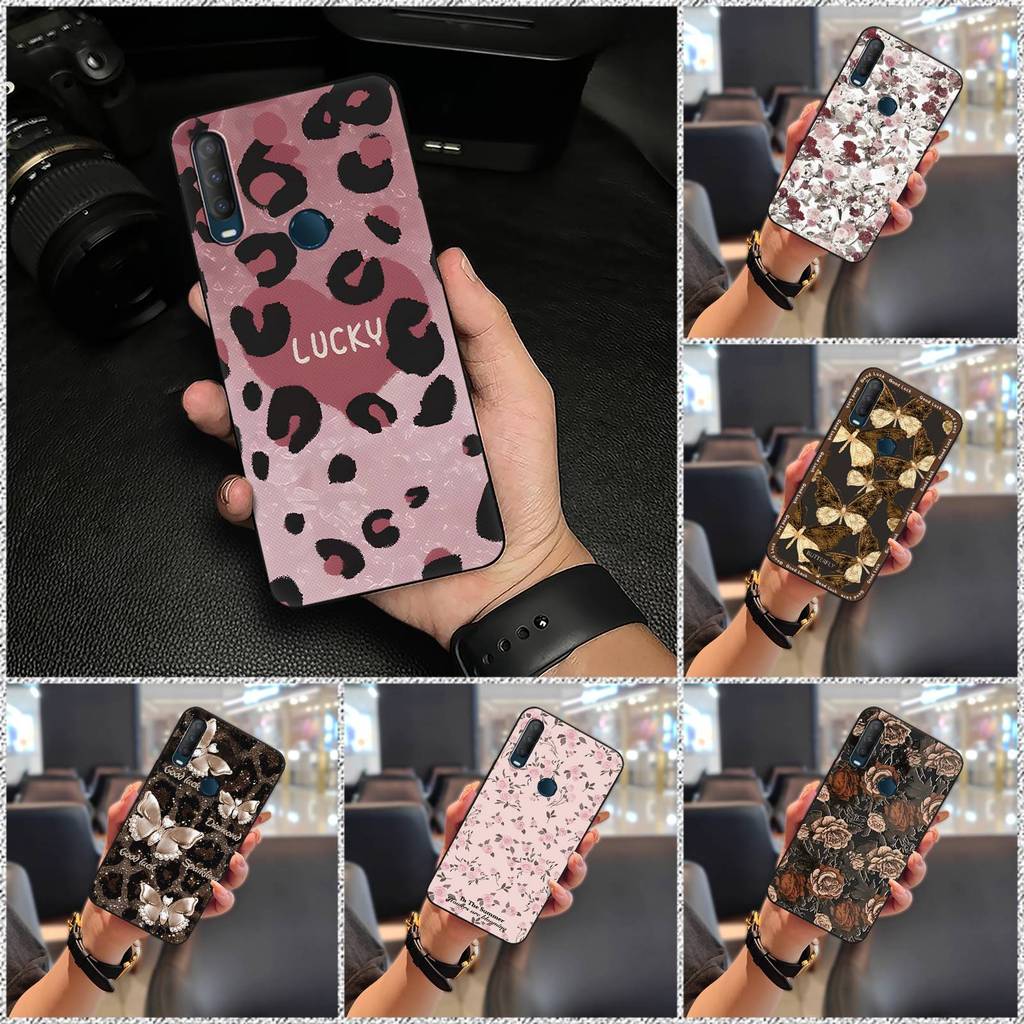 Pintura A Óleo Graffiti Phone case Para Alcatel 1S 2020/1V 3L 2020 Anti-Poeira Bonito Protetor knock À Prova D'água Cart