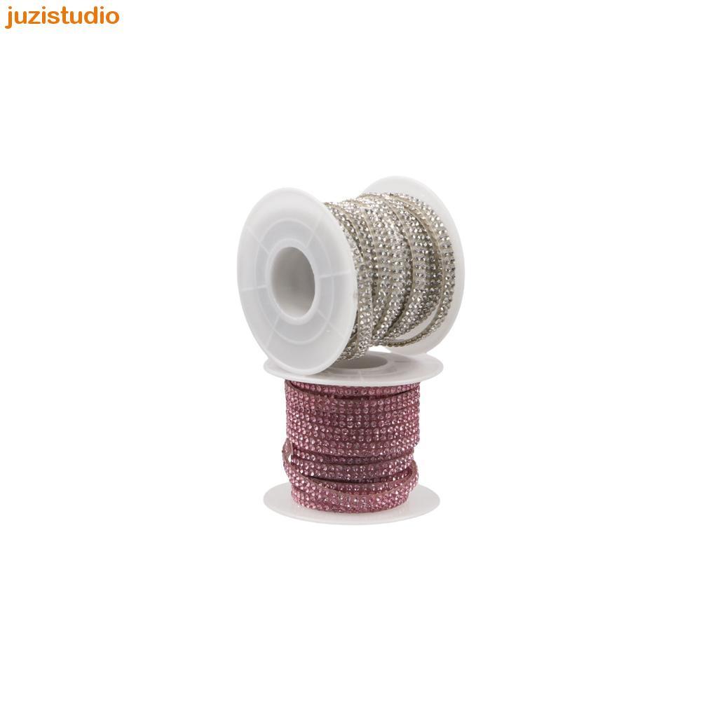 JUZISTUDIO Bling Car Trim , Diamantes 5mm Adesivos De Porta De Cristal De Carro , Strass Universal Auto Molduras