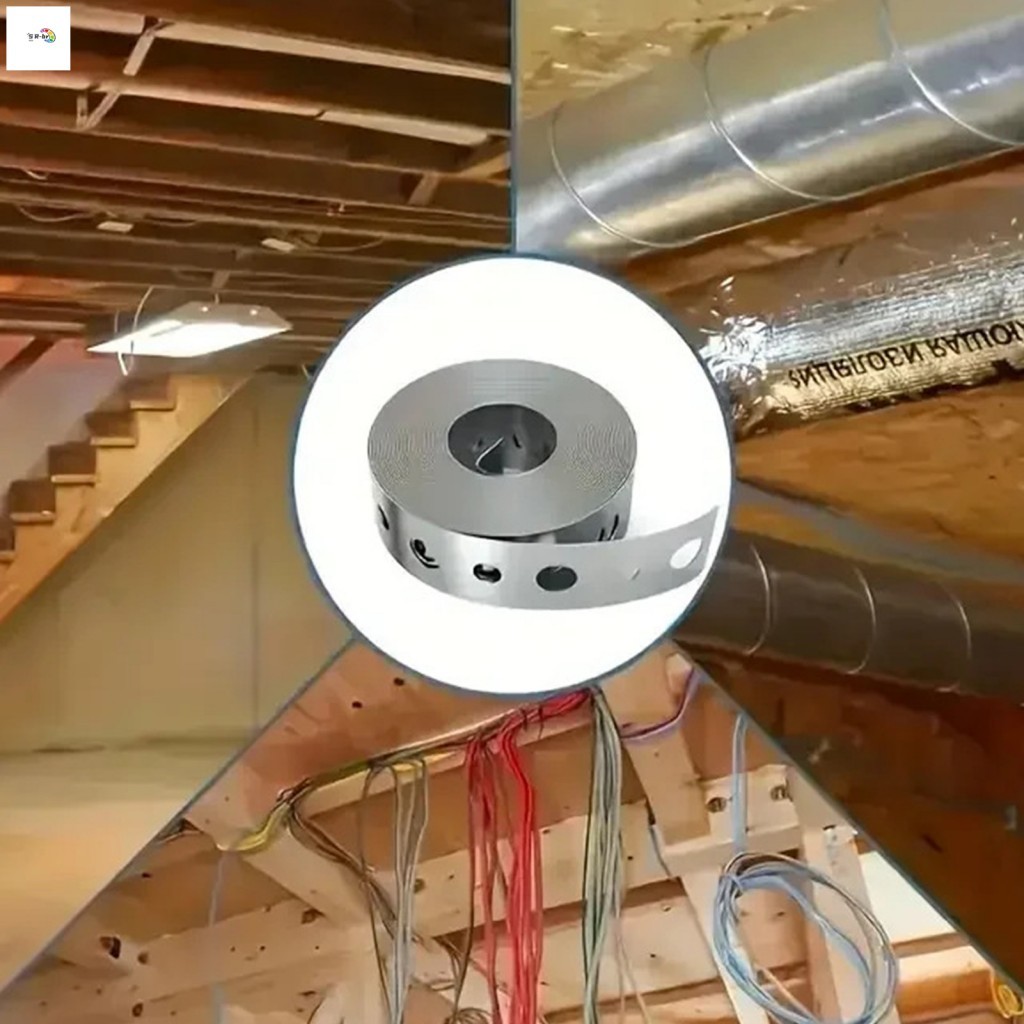 Correias De Metal Galvanizadas Com Furos Para Suporte De Tubos E Processamento De Chapa Metálica