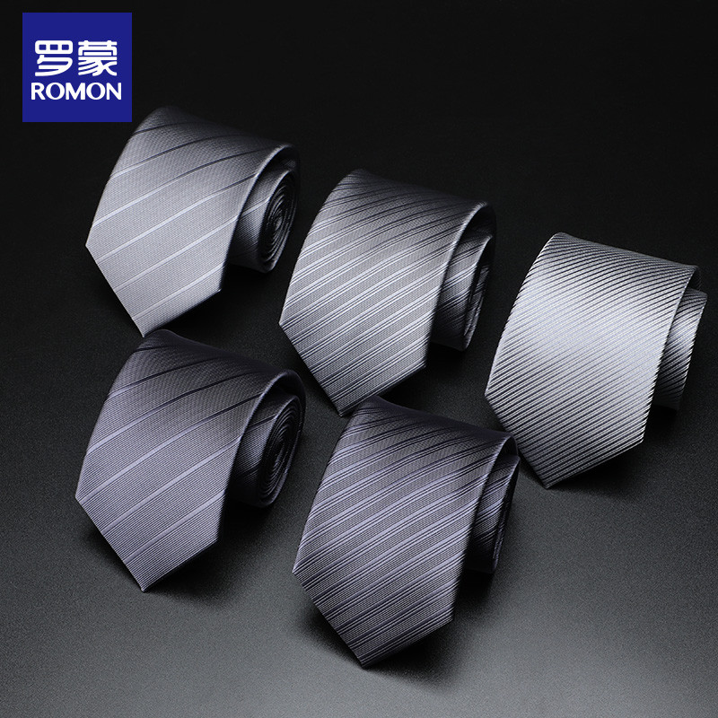 Gravata Lomon masculina roupa Formal luz luxo negócios casamento noivo masculino preto Premium terno gravata cinza azul