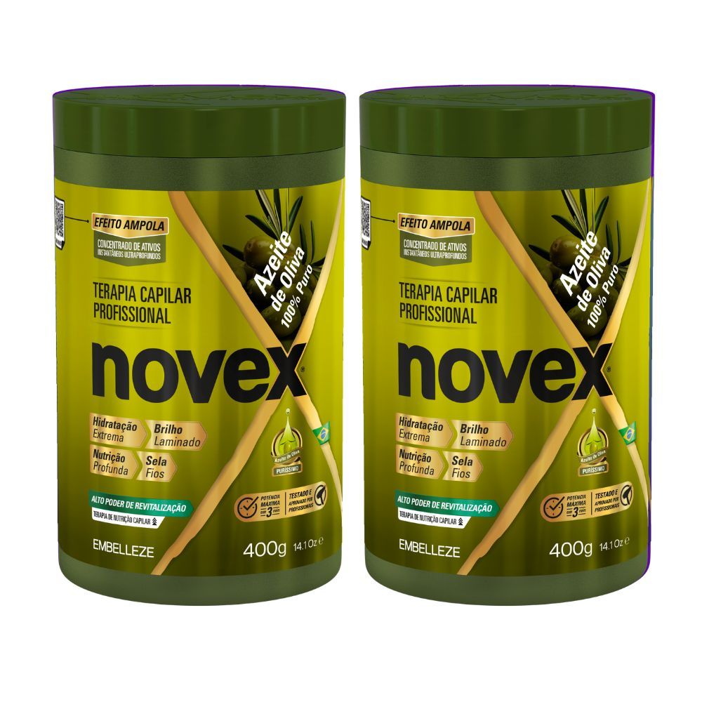 Kit 2 Creme de Tratamento Novex Azeite de Oliva e Alecrim
