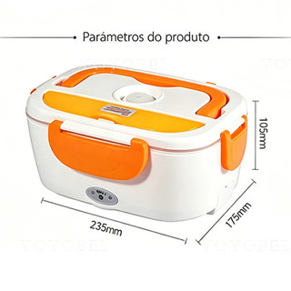Marmita Elétrica Portátil 46W 1.5L Bivolt para Casa e Veículo 12V 24V 110V 220V maxbel.lo…