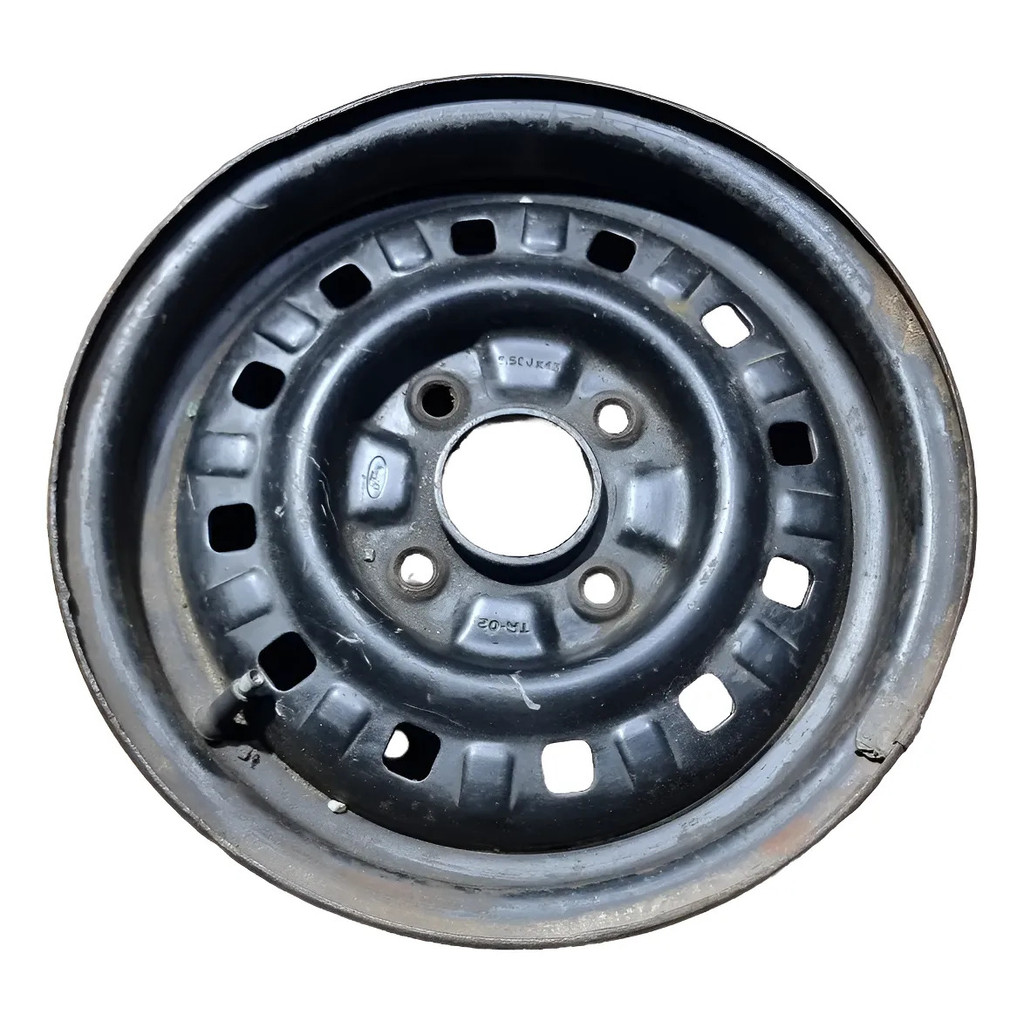 Roda Ferro Aro 13 Ford Escort Guarujá Fiesta Preto