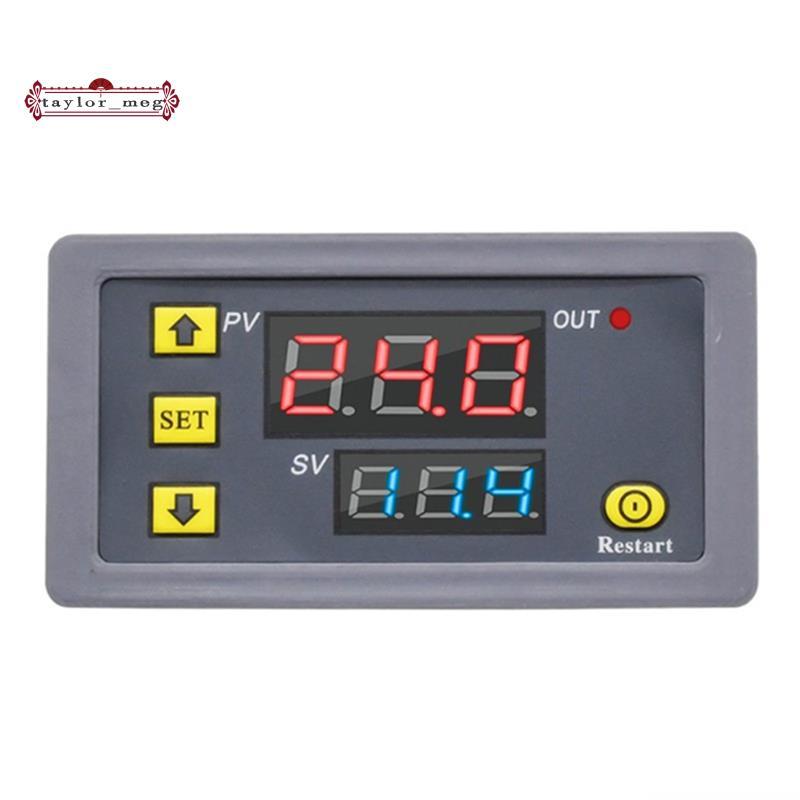 [Venda Quente T] Relé De Atraso De Tempo Digital Display LED Ciclo Temporizador Interruptor De Controle Ajustável Tempor
