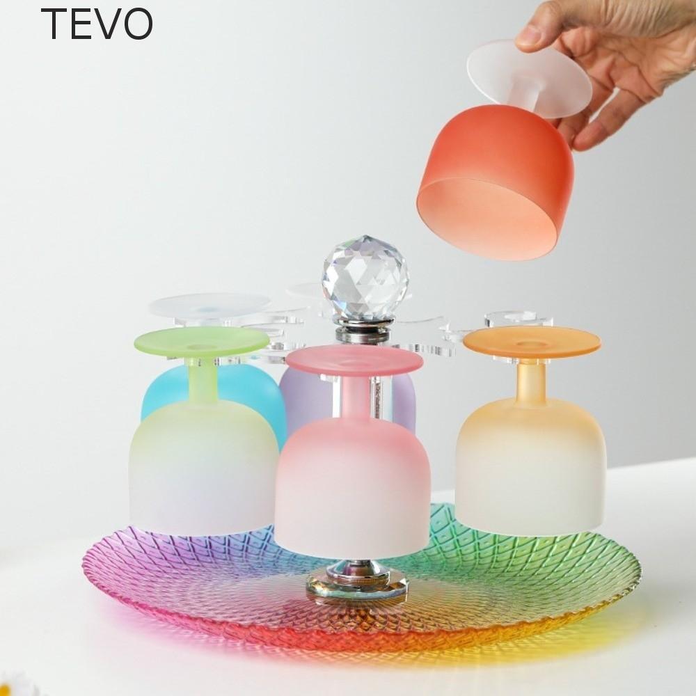 Cálice De Cor Gradiente TEVO , Flautas De Champanhe Transparentes De 135ml , Coquetel De Martini Em Doce , Copo De Vinho