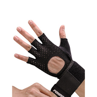 Luvas de Fitness masculinas respiráveis com pulseiras femininas antiderrapantes equipamento de haltere treinamento meio 