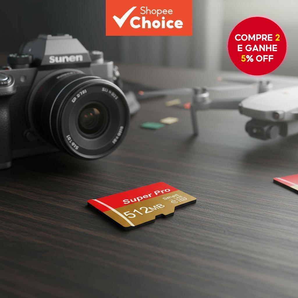  Original Alta Velocidade 512MB Micro SD/TF Cartão Classe 10 U3 Mini Cartão de Memória para Dispositivos Móveis