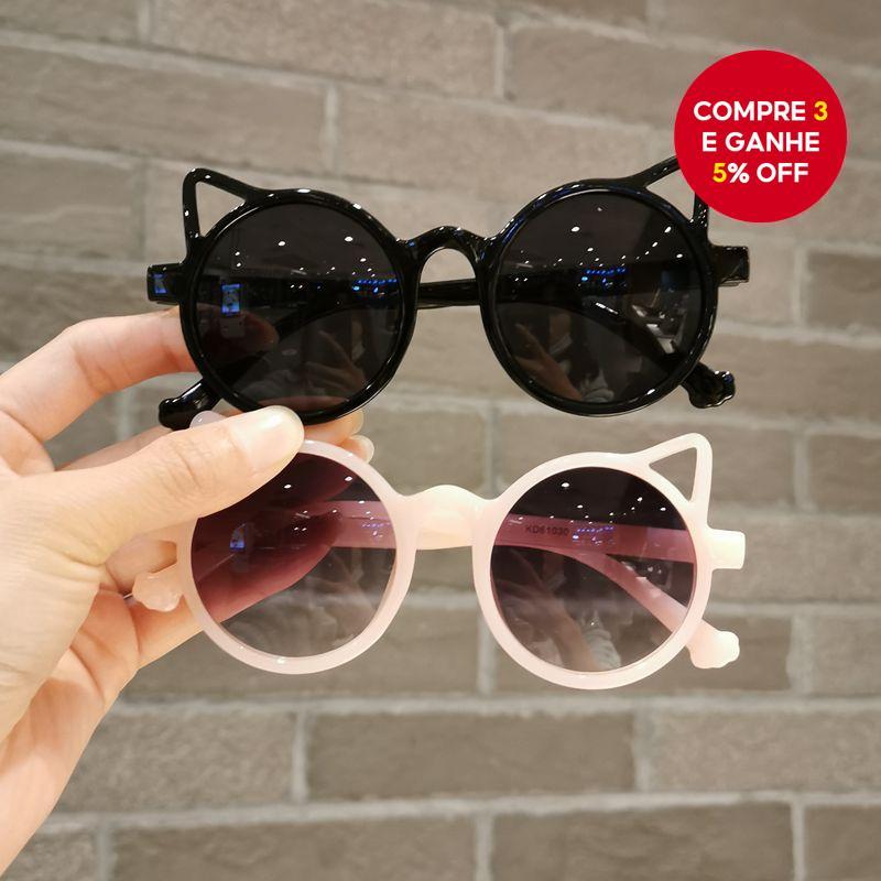 Moda novo estilo único bonito orelhas de gato espelho das crianças masculino feminino bebê estudante baile decoração ócu