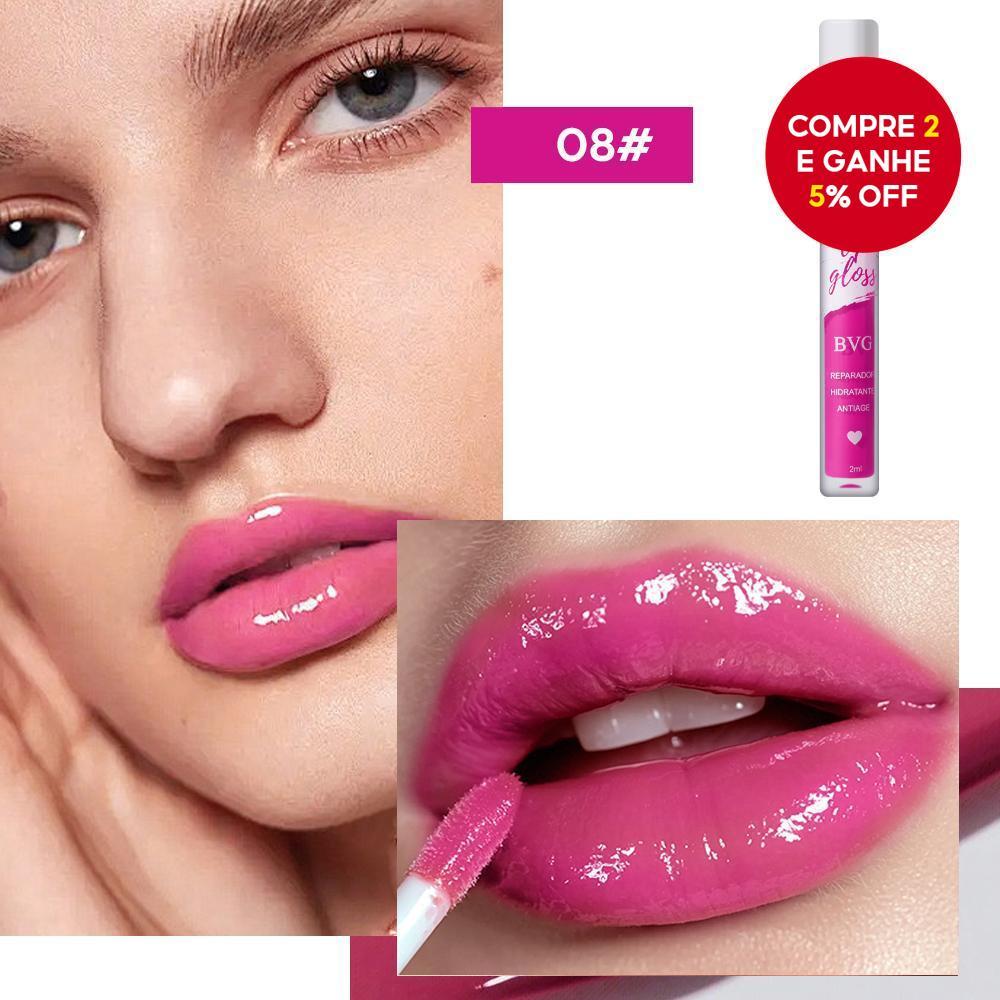 Brilho Labial Fosco Rosa Barbie , Batom Líquido Antiaderente À Prova D'água De Longa Duração Para Maquiagem Diária De Pr