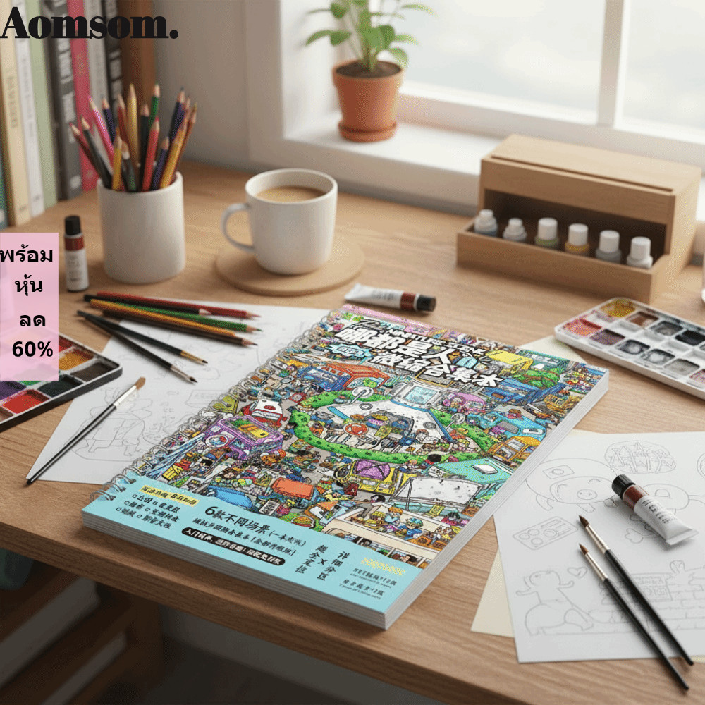 Adesivos De Cenário AOMSOM , Design DIY Adesivo De Cena De Loja De Kawaii , Tema De Festival Criativo Zona Econômica Esp