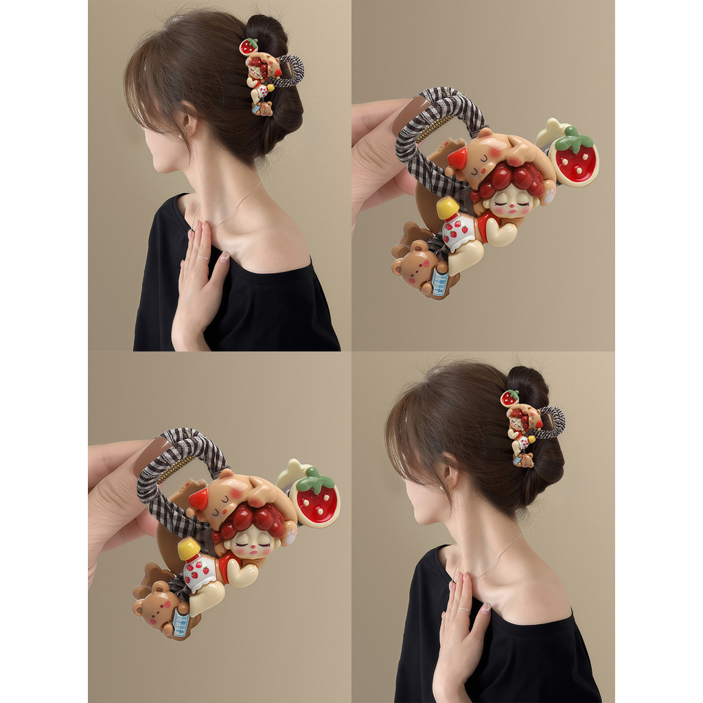 Menina de conto de fadas!Criativo bonito engraçado dormir beleza menina captura clipe feminino bonito cabelo tubarão cli