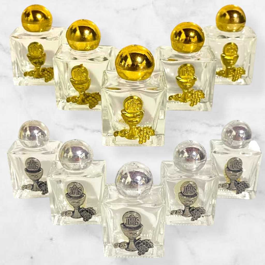 Kit 6 Vidrinhos Agua Benta Lembrancinha Primeira Eucaristia Crisma Batizado Casamento Promoção