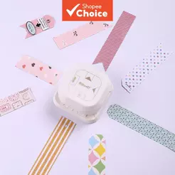 KW-triO 1 un furador de papel 4 em 1, furador de relevo multifuncional, cortador de cantos para DIY de diário e