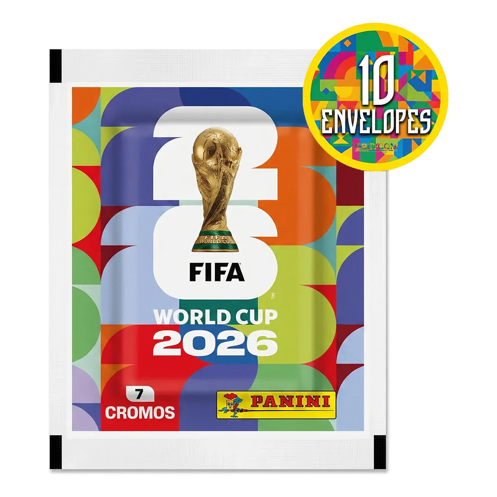 Kit 70 Figurinhas Do Álbum Copa Do Mundo 2026 Pronta Entrega - 10 Envelopes