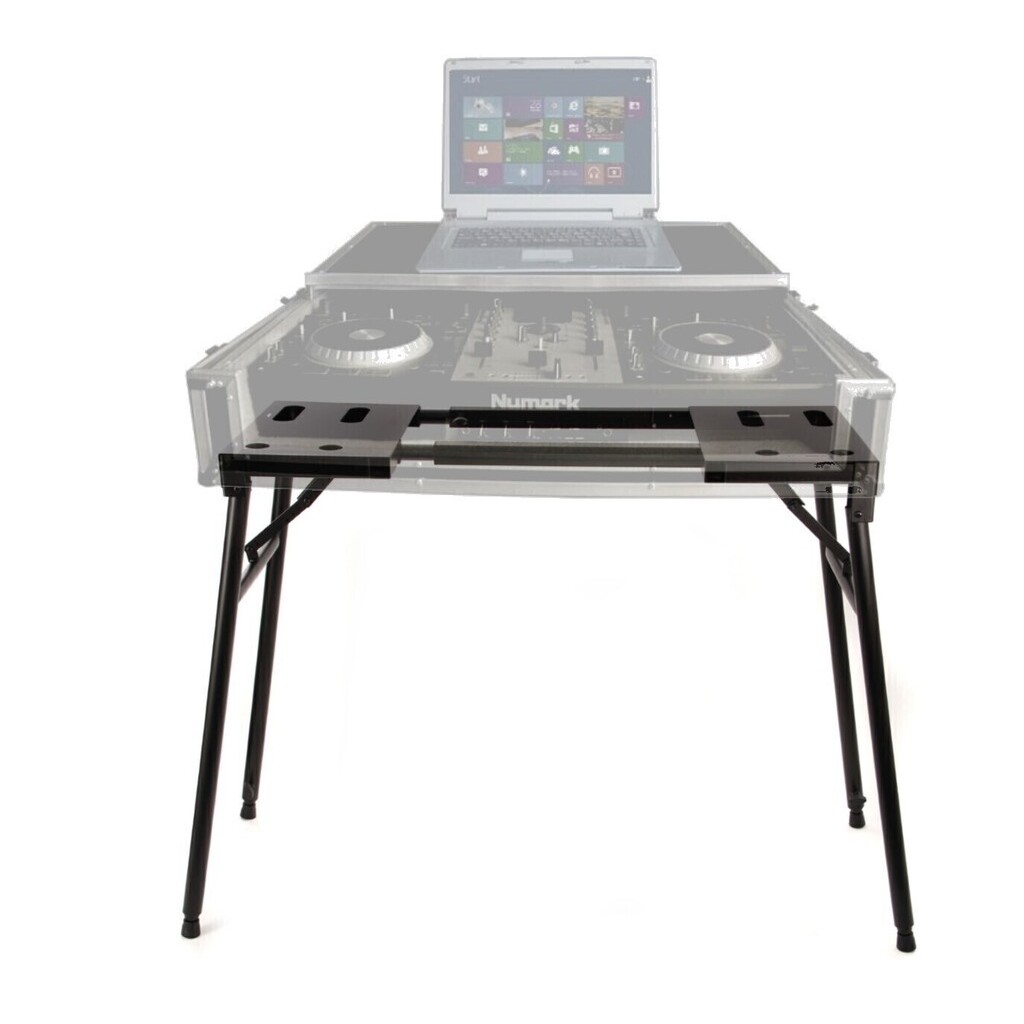 Mesa Dobrável DJ P/ Controladora CDJ Mixer Notebook Teclado Piano Profissional Aço