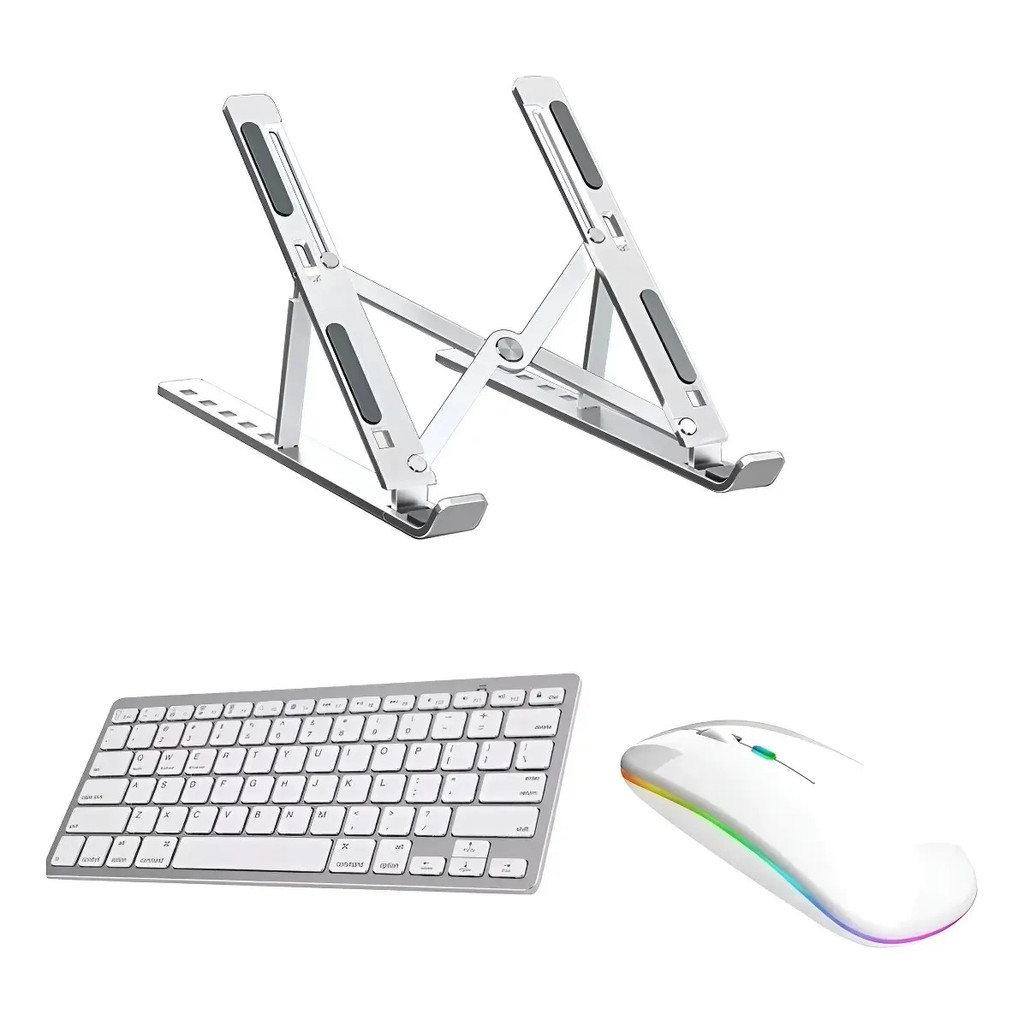 Teclado Bluetooth + Mouse + Suporte Para Macbook Air 13 M1