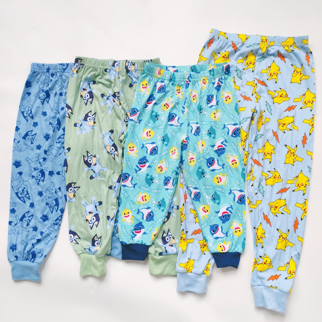 Comércio exterior meninos crianças calças de pijama primavera outono macio casa calças dos desenhos animados impresso me