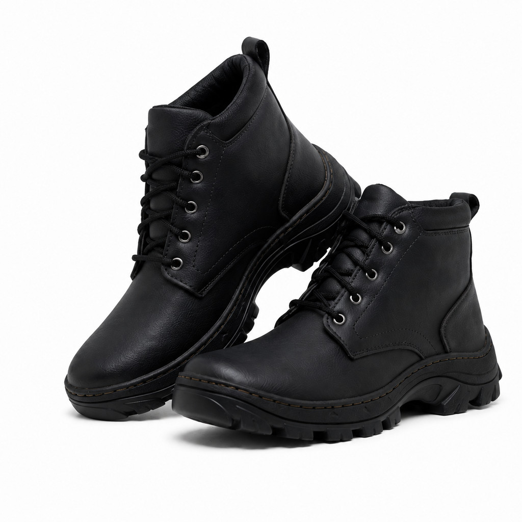 Bota Coturno Adventure Botina Casual Couro Ecológico Macio
