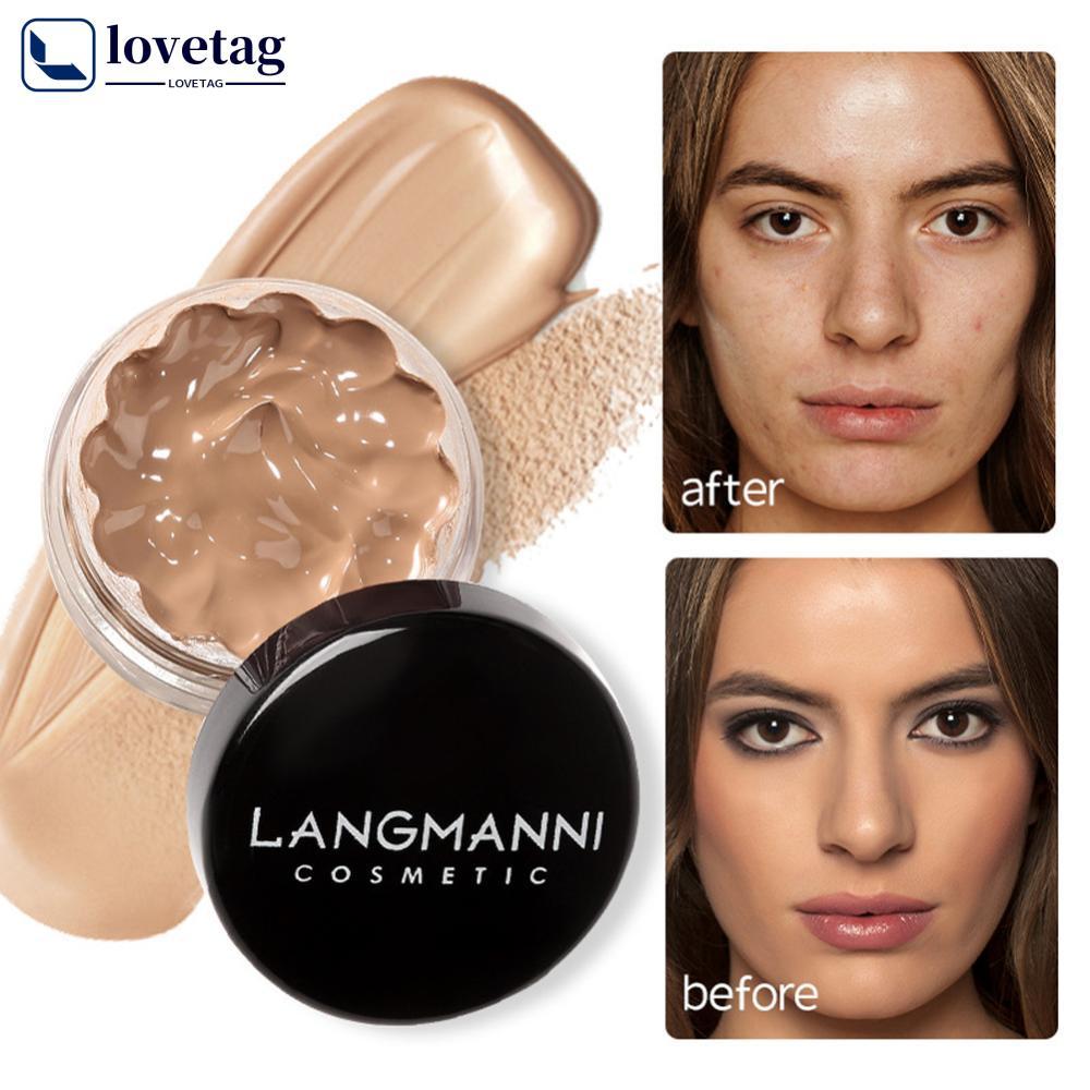 LOVETAG 2 Em 1 Corretivo Macio Creme Base E Bronzer Cobertura Edificável Maquiagem Facial Para Uso Diário Olheiras Manch