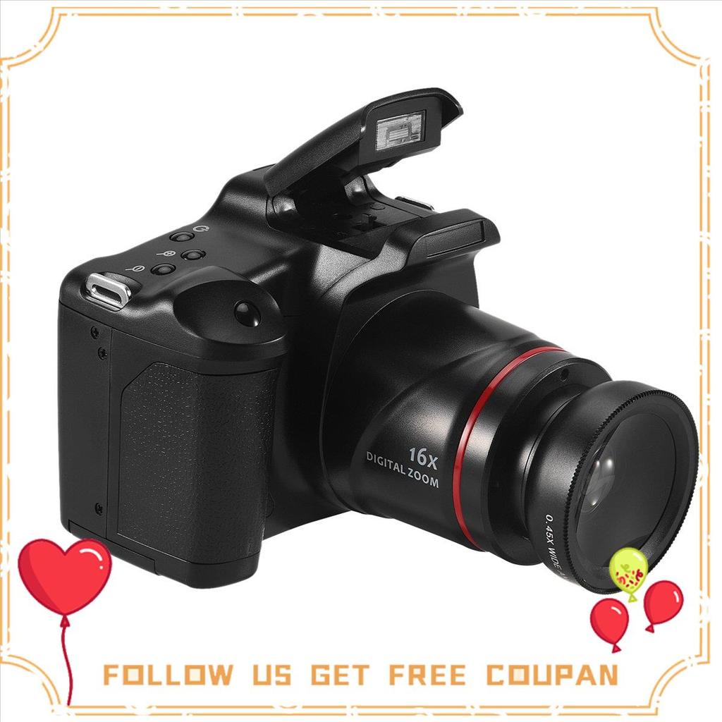 Câmera De Fotografia Profissional SLR Filmadora Digital Portátil 16X Zoom 16MP Saída HD Selfie p75h1kd1lf.br