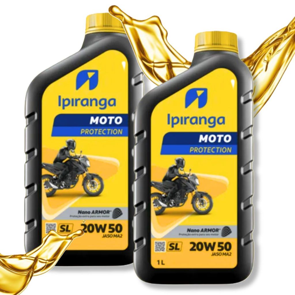Óleo Ipiranga 20w50 Mineral 4 Tempos (2 Litros)