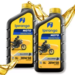 Óleo Ipiranga 20w50 Mineral 4 Tempos (2 Litros)