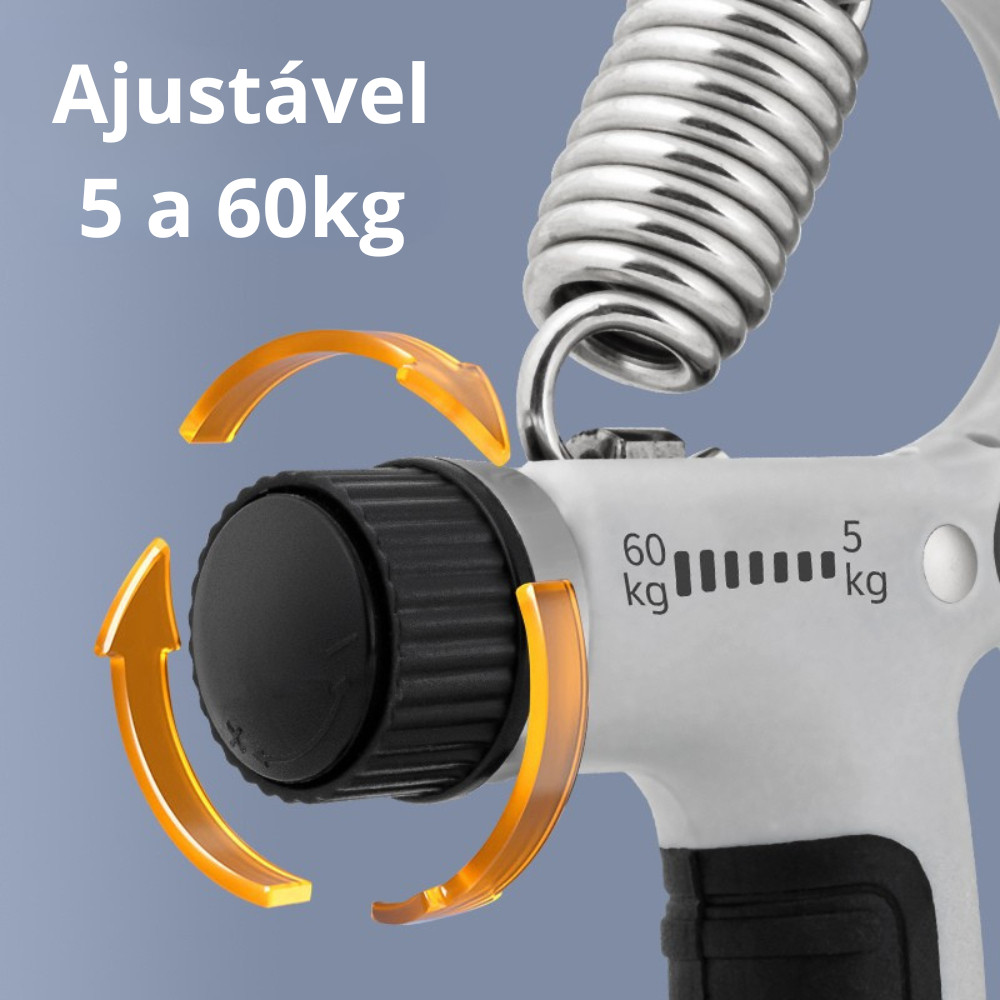 Fortalecedor de Mãos Agnite Hand Grip Ajustável 5-60kg Fitness Musculação · foto 2