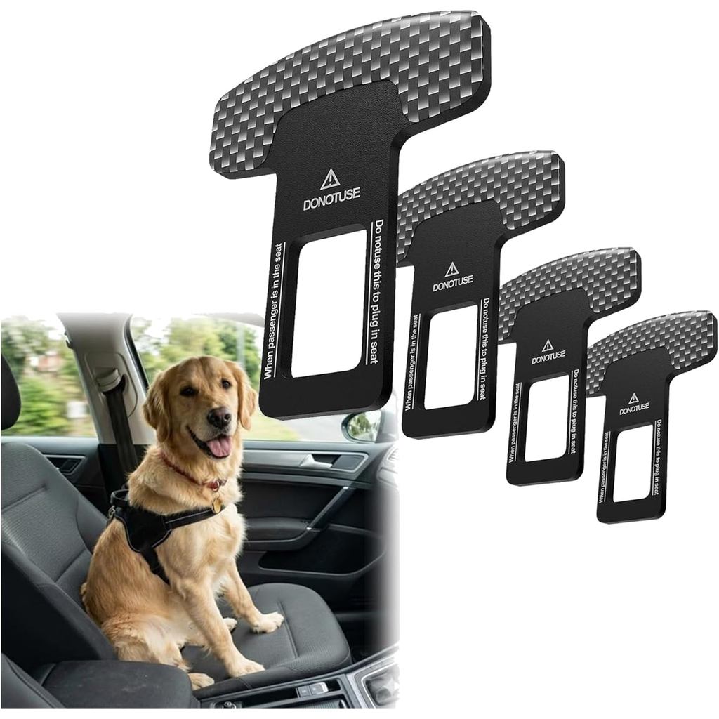 Arnês para cães para uso em carro, arnês de quatro peças para cães, arnês ajustável com clipe e fixação ao assento, cole