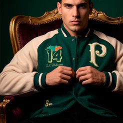 Jaqueta Palmeiras College Royal Green Masculina Oficial