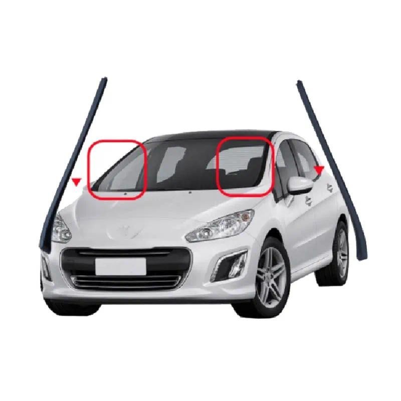 Tira De Pressão Externa Para-Brisa Dianteiro Esquerdo Ou Direito , Vedação Decorativa De Borracha Peugeot 308 408 , Peça