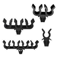 Kit 4 Grampo Presilha Suporte Cabo De Vela Agile Astra Celta Cobalt Corsa Kadett Vectra Omega Zafira