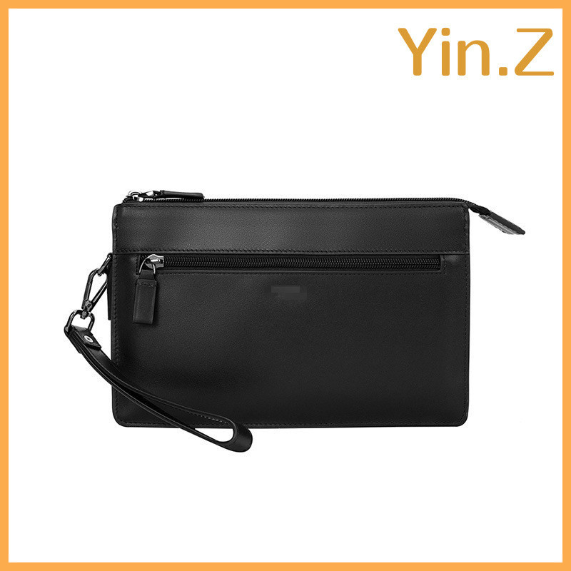 T*MI Novo Estilo Clutch Couro Genuíno Masculino Negócios Fashion Porta-Celular L0949