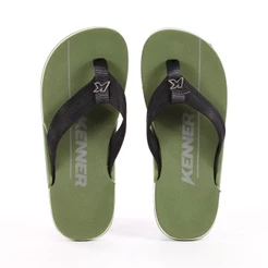 Chinelo Kenner NK6 Pro Verde Militar - Masculino