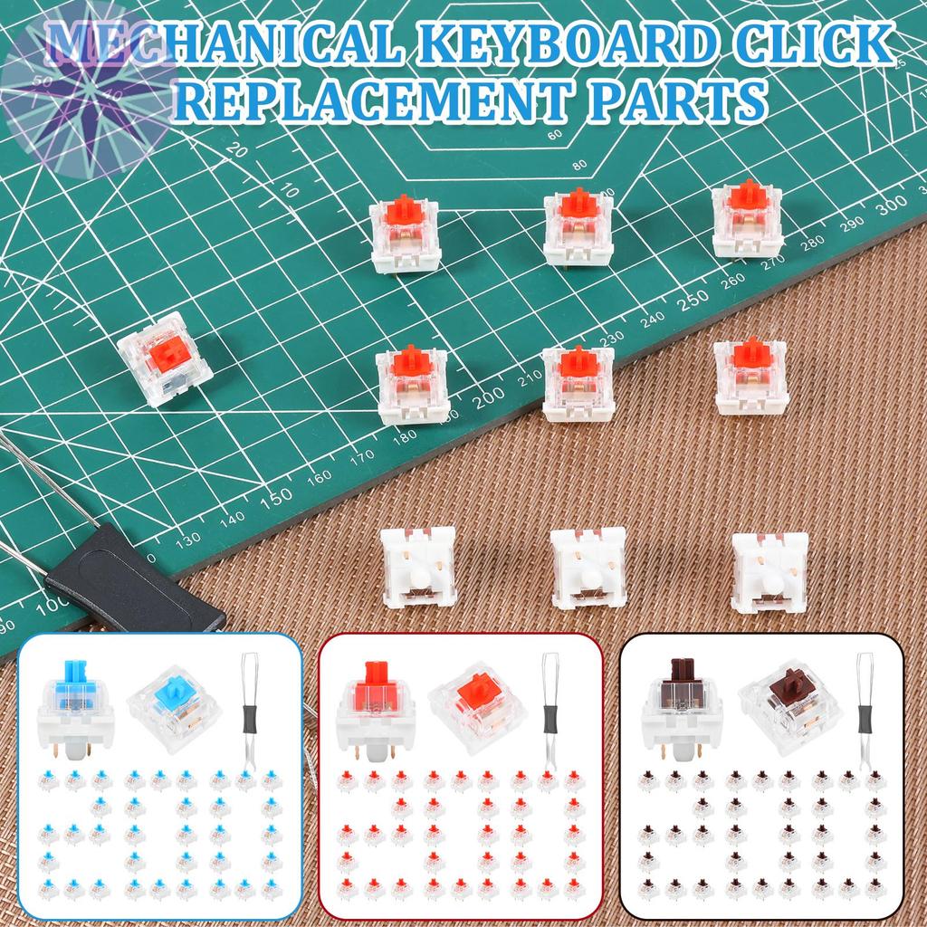 200 Pçs Interruptor De Teclado Prático Mecânico Com Extrator Chave Para Digitador E Gamer SHOPCYC5759