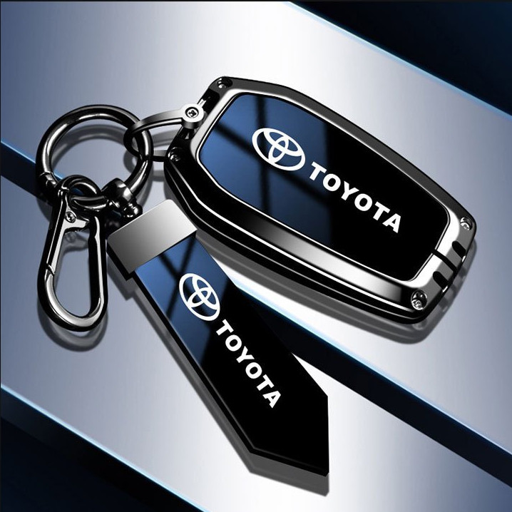 Capa Protetora para Chave de Carro Toyota em Gradiente Azul para Toyota Harrier Camry Fortuner Innova Hilux G 2025 Zenix