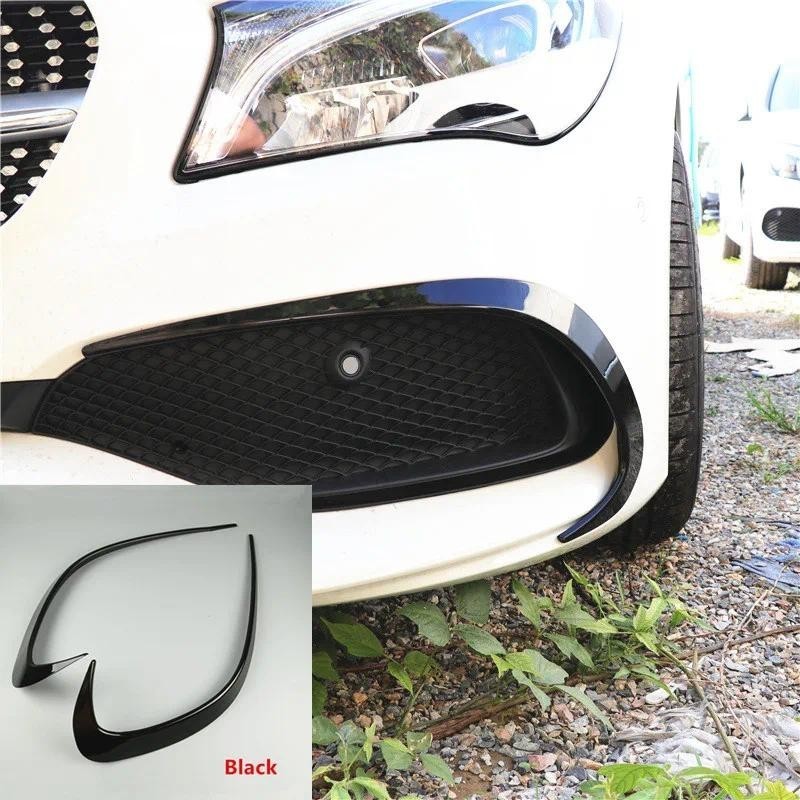 Frente Nevoeiro Lâmpada Faca De Ar Guarnição Divisor Spoiler Asa Para Mercedes Benz CLA C117 200 220 2017-2018 Capas De